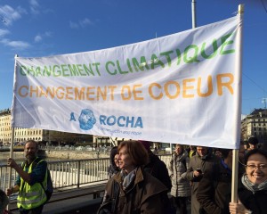 Marche pour le C limat à Genève le 28.11.2015